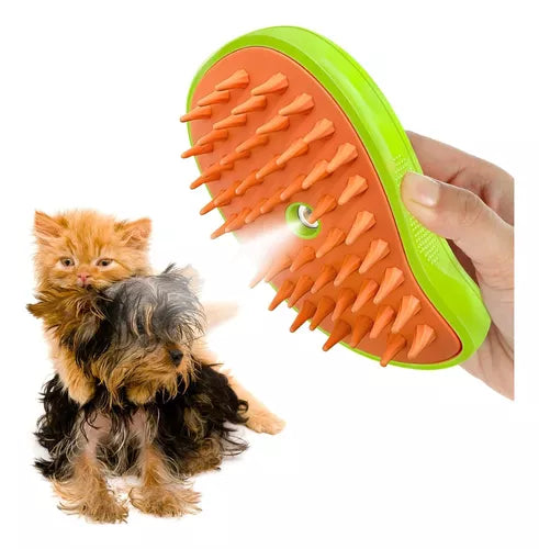 Cepillo a vapor para mascotas 3 en 1